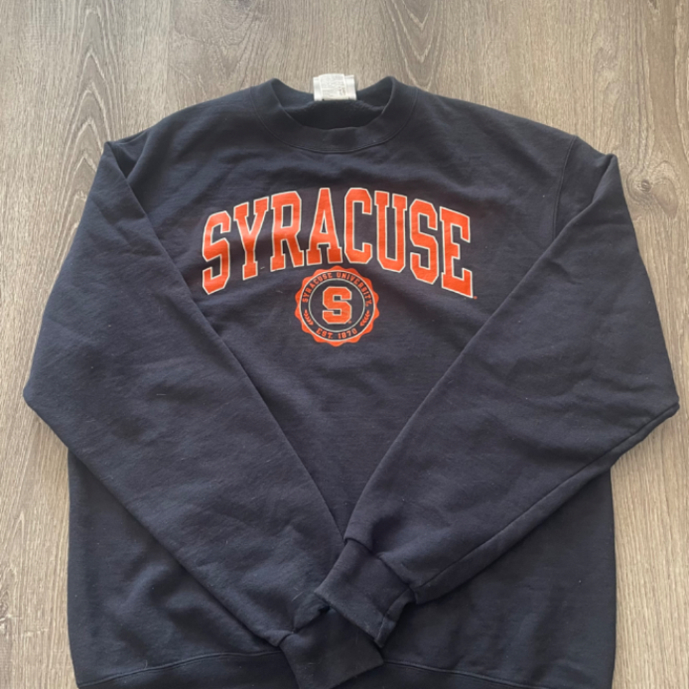 Navy Blue Syracuse Champion Crewneck